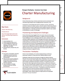 Charter Manufacturing Case Study